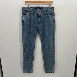 Abercrombie & Fitch 32/32 80s Acid Wash Langdon Skinny Stretch Denim Jean